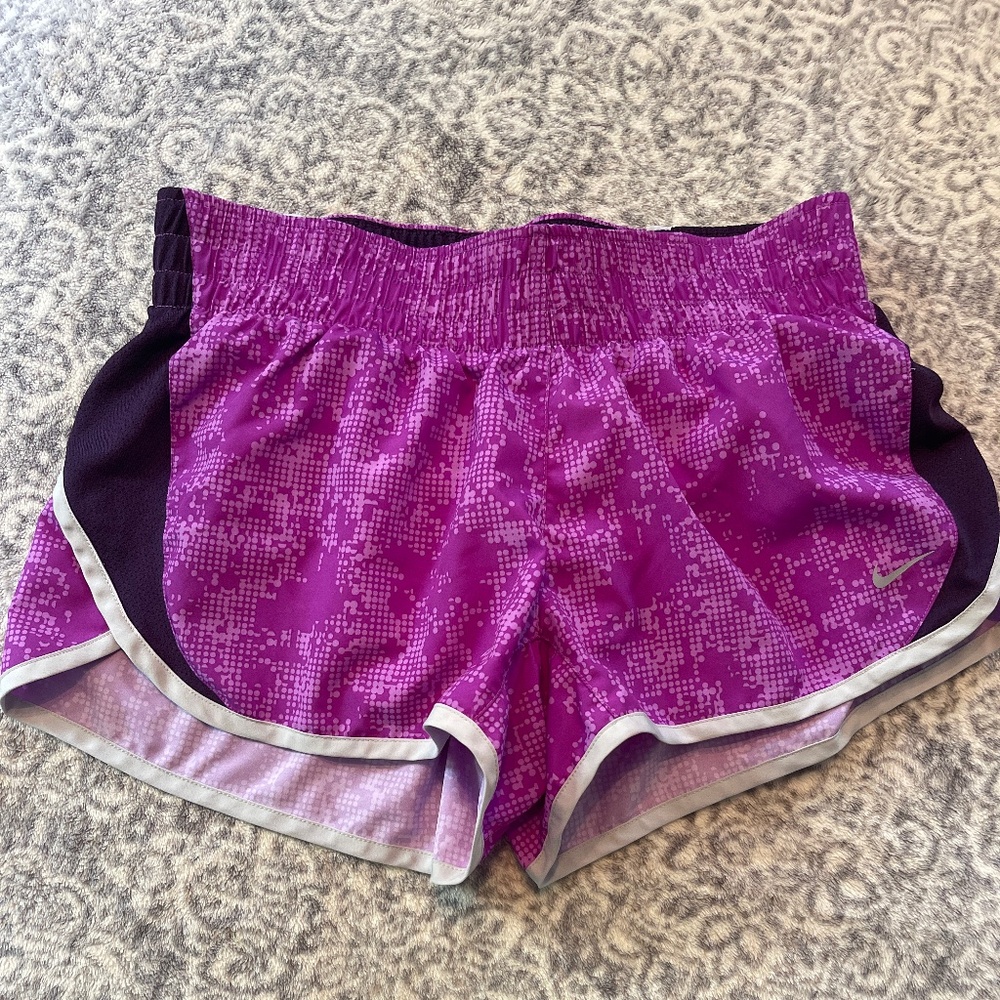 Nike Purple Dri-fit Athletic Running shorts Size Small